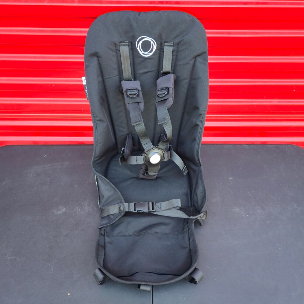 NEW Bugaboo Donkey 2 3 5 Midnight Black Seat Fabric Cover Liner Harness